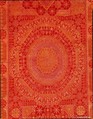 Five Medallion Carpet, Wool (warp, weft, and pile); asymmetrically knotted pile