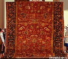 The Emperor's Carpet, Silk (warp and weft), wool (pile); asymmetrically knotted pile