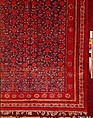 Carpet, Cotton (warp and weft) silk (pile); asymmetrically knotted pile