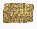 Textile Fragment, Wool; taquete weave