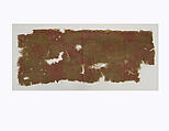 Textile Fragment, Wool; samite weave