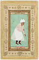 Portrait of Kuchal Oghlan: Folio from Salim's Album, Nanha, Opaque watercolor and gold on paper
