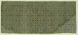 Textile Fragment, Silk, metal thread