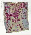 Textile Fragment, Silk, metal thread