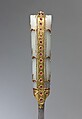 Dagger (Kard) with Jade Hilt, Steel, jade set with rubies and gold.