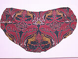 Textile Fragment, Silk; lampas