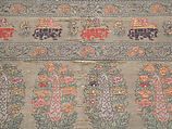 Sari Border, Silk, metal wrapped thread; double weave with supplementary twill, brocaded