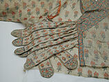 Fragment of a Robe (Jama), Cotton, silk; plain weave, embroidered