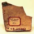 Ceramic Fragment, Stonepaste; polychrome underglaze painted under colorless glaze
