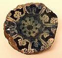 Ceramic Fragment, Stonepaste; painted under transparent glaze