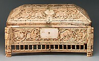 Morgan Casket, Ivory; carved