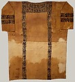 Tunic with Dionysian Ornament, Undyed linen with tapestry woven wool decorations