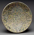 Bowl, Earthenware; polychrome slip under transparent glaze