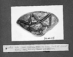 Fragment of a Bowl, Earthenware; slip covered with polychrome slip decoration under colorless glaze