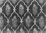Textile Fragment, Silk and metal wrapped thread