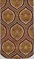 Fragmentary Loom Width with Ogival Pattern, Silk, metal wrapped thread; lampas (kemha)