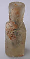 Bottle, Glass; mold blown