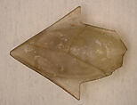 Fragment of a Dish, Glass; cut