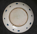 Dish, Stonepaste; painted and glazed