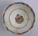 Bowl, Stonepaste; polychrome painted under transparent glaze