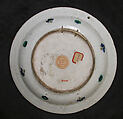 Dish, Stonepaste; painted and glazed