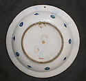 Dish, Stonepaste; painted and glazed