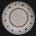 Dish, Stonepaste; painted and glazed
