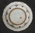 Dish, Stonepaste; painted and glazed
