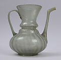 Ewer, Glass; mold blown