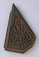 Panel, Wood; carved