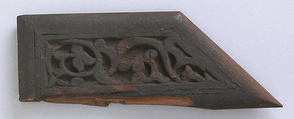 Panel, Wood; carved