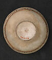 Bowl, Stonepaste; stain and overglaze painted (mina'i).