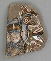Tile Fragments, Stonepaste; glazed and luster-painted