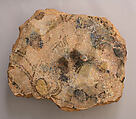 Ceramic Fragment, Stonepaste; underglaze painted