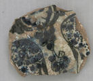 Fragment, Stonepaste; underglaze painted