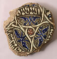 Fragment of Bowl, Stonepaste; polichrome painted under transparent glaze