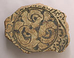 Ceramic Fragment, Stonepaste; painted under transparent glaze