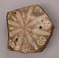 Fragment of a Bowl, Earthenware; glazed