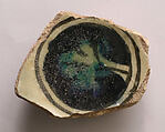 Fragment of a Bowl, Stonepaste; polychrome underglaze painted under colorless glaze