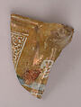 Ceramic Fragment, Earthenware; glazed
