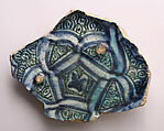 Ceramic Fragment, Stonepaste; polychrome painted under transparent glaze