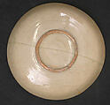 Dish, Earthenware; slip-painted and glazed