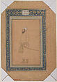 Portrait of Sayyid Amir Khan, Ink, watercolor, and gold on paper
