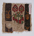 Band Fragment, Linen, wool; tapestry weave