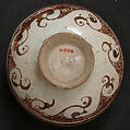 Bowl, Stonepaste; luster-painted on opaque white glaze under transparent colorless glaze