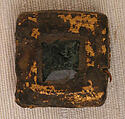 Plaque for a Collar or Necklace, Steatite, gold, mother of pearl