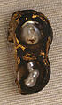 Plaque for a Collar or Necklace, Steatite, gold, mother of pearl