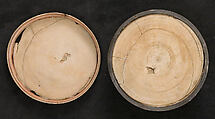Box, Ivory; painted; silver mounts