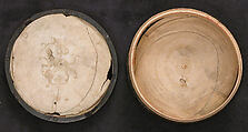 Box, Ivory; painted; silver mounts