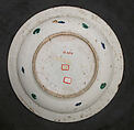 Dish, Stonepaste; painted and glazed